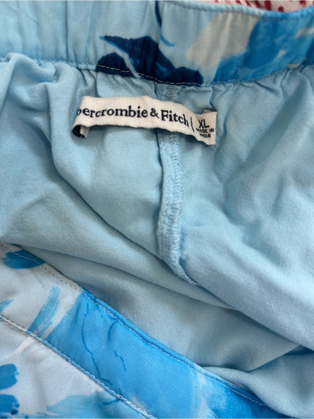 Abercrombie & Fitch Blue Floral Tiered Maxi Skirt - Picture 2 of 2